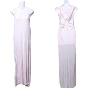 GYPSY 05 Watercolor Tie Dye Twist Maxi Dress XS